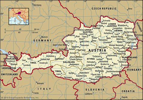 Top 10 Austrian Cities by Population .